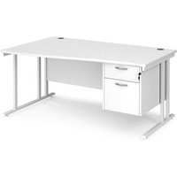 Click to view product details and reviews for Office Desk Left Hand Wave Desk 1600mm With Pedestal White Top With White Frame Maestro 25 Mc16wlp2whwh. Click to view product details and reviews for Office Desk Left Hand Wave Desk 1600mm With Pedestal White Top With White Frame Maestro 25 Mc16wlp2whwh.