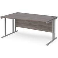 Click to view product details and reviews for Maestro 25 Left Hand Wave Desk 1600mm Wide Silver Cantilever Leg Frame Grey Oak Top. Click to view product details and reviews for Maestro 25 Left Hand Wave Desk 1600mm Wide Silver Cantilever Leg Frame Grey Oak Top.