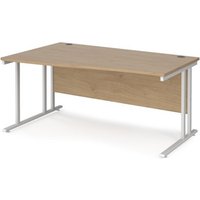 Click to view product details and reviews for Maestro 25 Left Hand Wave Desk 1600mm Wide White Cantilever Leg Frame Kendal Oak Top. Click to view product details and reviews for Maestro 25 Left Hand Wave Desk 1600mm Wide White Cantilever Leg Frame Kendal Oak Top.