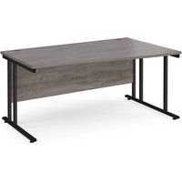 Click to view product details and reviews for Maestro 25 Right Hand Wave Desk 1600mm Wide Black Cantilever Leg Frame Grey Oak Top. Click to view product details and reviews for Maestro 25 Right Hand Wave Desk 1600mm Wide Black Cantilever Leg Frame Grey Oak Top.