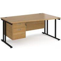 Click to view product details and reviews for Office Desk Right Hand Wave Desk 1600mm With Pedestal Oak Top With Black Frame Maestro 25 Mc16wrp2ko. Click to view product details and reviews for Office Desk Right Hand Wave Desk 1600mm With Pedestal Oak Top With Black Frame Maestro 25 Mc16wrp2ko.
