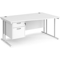 Click to view product details and reviews for Office Desk Right Hand Wave Desk 1600mm With Pedestal White Top With White Frame Maestro 25 Mc16wrp2whwh. Click to view product details and reviews for Office Desk Right Hand Wave Desk 1600mm With Pedestal White Top With White Frame Maestro 25 Mc16wrp2whwh.