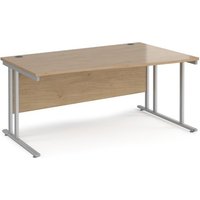 Click to view product details and reviews for Maestro 25 Right Hand Wave Desk 1600mm Wide Silver Cantilever Leg Frame Kendal Oak Top. Click to view product details and reviews for Maestro 25 Right Hand Wave Desk 1600mm Wide Silver Cantilever Leg Frame Kendal Oak Top.