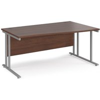 Click to view product details and reviews for Office Desk Right Hand Wave Desk 1600mm Walnut Top With Silver Frame Maestro 25 Mc16wrsw. Click to view product details and reviews for Office Desk Right Hand Wave Desk 1600mm Walnut Top With Silver Frame Maestro 25 Mc16wrsw.