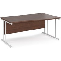Click to view product details and reviews for Office Desk Right Hand Wave Desk 1600mm Walnut Top With White Frame Maestro 25 Mc16wrwhw. Click to view product details and reviews for Office Desk Right Hand Wave Desk 1600mm Walnut Top With White Frame Maestro 25 Mc16wrwhw.