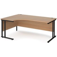 Click to view product details and reviews for Office Desk Left Hand Corner Desk 1800mm Beech Top With Black Frame 1200mm Depth Maestro 25 Mc18elkb. Click to view product details and reviews for Office Desk Left Hand Corner Desk 1800mm Beech Top With Black Frame 1200mm Depth Maestro 25 Mc18elkb.