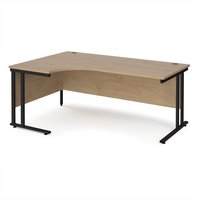 Click to view product details and reviews for Maestro 25 Left Hand Ergonomic Desk 1800mm Wide Black Cantilever Leg Frame Kendal Oak Top. Click to view product details and reviews for Maestro 25 Left Hand Ergonomic Desk 1800mm Wide Black Cantilever Leg Frame Kendal Oak Top.