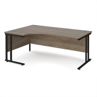 Click to view product details and reviews for Maestro 25 Left Hand Ergonomic Desk 1800mm Wide Black Cantilever Leg Frame Nebraska Oak Top. Click to view product details and reviews for Maestro 25 Left Hand Ergonomic Desk 1800mm Wide Black Cantilever Leg Frame Nebraska Oak Top.
