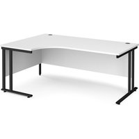 Click to view product details and reviews for Office Desk Left Hand Corner Desk 1800mm White Top With Black Frame 1200mm Depth Maestro 25 Mc18elkwh. Click to view product details and reviews for Office Desk Left Hand Corner Desk 1800mm White Top With Black Frame 1200mm Depth Maestro 25 Mc18elkwh.