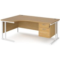 Click to view product details and reviews for Office Desk Left Hand Corner Desk 1800mm With Pedestal Oak Top With White Frame 1200mm Depth Maestro 25 Mc18elp2who. Click to view product details and reviews for Office Desk Left Hand Corner Desk 1800mm With Pedestal Oak Top With White Frame 1200mm Depth Maestro 25 Mc18elp2who.