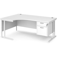 Click to view product details and reviews for Office Desk Left Hand Corner Desk 1800mm With Pedestal White Top With White Frame 1200mm Depth Maestro 25 Mc18elp2whwh. Click to view product details and reviews for Office Desk Left Hand Corner Desk 1800mm With Pedestal White Top With White Frame 1200mm Depth Maestro 25 Mc18elp2whwh.