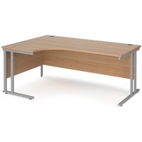 Click to view product details and reviews for Office Desk Left Hand Corner Desk 1800mm Beech Top With Silver Frame 1200mm Depth Maestro 25 Mc18elsb. Click to view product details and reviews for Office Desk Left Hand Corner Desk 1800mm Beech Top With Silver Frame 1200mm Depth Maestro 25 Mc18elsb.