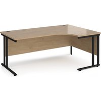 Click to view product details and reviews for Maestro 25 Right Hand Ergonomic Desk 1800mm Wide Black Cantilever Leg Frame Kendal Oak Top. Click to view product details and reviews for Maestro 25 Right Hand Ergonomic Desk 1800mm Wide Black Cantilever Leg Frame Kendal Oak Top.