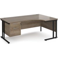 Click to view product details and reviews for Maestro 25 Right Hand Ergonomic Desk 1800mm Wide With 2 Drawer Pedestal Black Cantilever Leg Frame Nebraska Oak Top. Click to view product details and reviews for Maestro 25 Right Hand Ergonomic Desk 1800mm Wide With 2 Drawer Pedestal Black Cantilever Leg Frame Nebraska Oak Top.