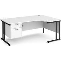 Click to view product details and reviews for Office Desk Right Hand Corner Desk 1800mm With Pedestal White Top With Black Frame 1200mm Depth Maestro 25 Mc18erp2kwh. Click to view product details and reviews for Office Desk Right Hand Corner Desk 1800mm With Pedestal White Top With Black Frame 1200mm Depth Maestro 25 Mc18erp2kwh.