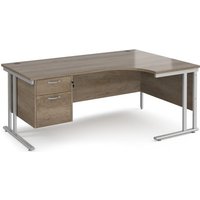 Click to view product details and reviews for Maestro 25 Right Hand Ergonomic Desk 1800mm Wide With 2 Drawer Pedestal Silver Cantilever Leg Frame Nebraska Oak Top. Click to view product details and reviews for Maestro 25 Right Hand Ergonomic Desk 1800mm Wide With 2 Drawer Pedestal Silver Cantilever Leg Frame Nebraska Oak Top.