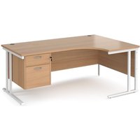 Click to view product details and reviews for Office Desk Right Hand Corner Desk 1800mm With Pedestal Beech Top With White Frame 1200mm Depth Maestro 25 Mc18erp2whb. Click to view product details and reviews for Office Desk Right Hand Corner Desk 1800mm With Pedestal Beech Top With White Frame 1200mm Depth Maestro 25 Mc18erp2whb.