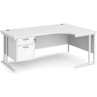 Click to view product details and reviews for Office Desk Right Hand Corner Desk 1800mm With Pedestal White Top With White Frame 1200mm Depth Maestro 25 Mc18erp2whwh. Click to view product details and reviews for Office Desk Right Hand Corner Desk 1800mm With Pedestal White Top With White Frame 1200mm Depth Maestro 25 Mc18erp2whwh.