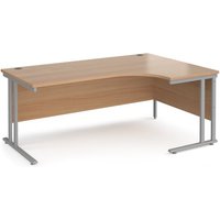 Click to view product details and reviews for Office Desk Right Hand Corner Desk 1800mm Beech Top With Silver Frame 1200mm Depth Maestro 25 Mc18ersb. Click to view product details and reviews for Office Desk Right Hand Corner Desk 1800mm Beech Top With Silver Frame 1200mm Depth Maestro 25 Mc18ersb.
