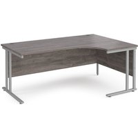 Click to view product details and reviews for Maestro 25 Right Hand Ergonomic Desk 1800mm Wide Silver Cantilever Leg Frame Grey Oak Top. Click to view product details and reviews for Maestro 25 Right Hand Ergonomic Desk 1800mm Wide Silver Cantilever Leg Frame Grey Oak Top.
