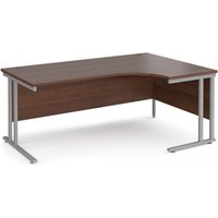 Click to view product details and reviews for Office Desk Right Hand Corner Desk 1800mm Walnut Top With Silver Frame 1200mm Depth Maestro 25 Mc18ersw. Click to view product details and reviews for Office Desk Right Hand Corner Desk 1800mm Walnut Top With Silver Frame 1200mm Depth Maestro 25 Mc18ersw.