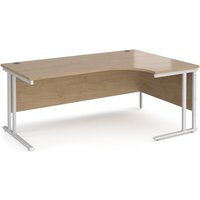 Click to view product details and reviews for Maestro 25 Right Hand Ergonomic Desk 1800mm Wide White Cantilever Leg Frame Kendal Oak Top. Click to view product details and reviews for Maestro 25 Right Hand Ergonomic Desk 1800mm Wide White Cantilever Leg Frame Kendal Oak Top.