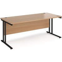 Click to view product details and reviews for Office Desk 1800mm Rectangular Desk With Cantilever Leg Beech Tops With Black Frames Maestro 25. Click to view product details and reviews for Office Desk 1800mm Rectangular Desk With Cantilever Leg Beech Tops With Black Frames Maestro 25.