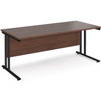 Click to view product details and reviews for Office Desk 1800mm Rectangular Desk With Cantilever Leg Walnut Tops With Black Frames Maestro 25. Click to view product details and reviews for Office Desk 1800mm Rectangular Desk With Cantilever Leg Walnut Tops With Black Frames Maestro 25.