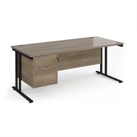 Click to view product details and reviews for Maestro 25 Straight Desk 1800mm X 800mm With 2 Drawer Pedestal Black Cantilever Leg Frame Nebraska Oak Top. Click to view product details and reviews for Maestro 25 Straight Desk 1800mm X 800mm With 2 Drawer Pedestal Black Cantilever Leg Frame Nebraska Oak Top.