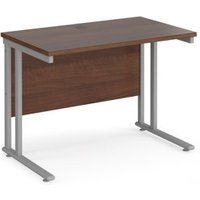 Click to view product details and reviews for Office Desk 1000mm Rectangular Desk With Cantilever Leg Walnut Tops With Silver Frames 600mm Depth Maestro 25. Click to view product details and reviews for Office Desk 1000mm Rectangular Desk With Cantilever Leg Walnut Tops With Silver Frames 600mm Depth Maestro 25.
