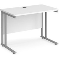 Click to view product details and reviews for Office Desk 1000mm Rectangular Desk With Cantilever Leg White Tops With Silver Frames 600mm Depth Maestro 25. Click to view product details and reviews for Office Desk 1000mm Rectangular Desk With Cantilever Leg White Tops With Silver Frames 600mm Depth Maestro 25.