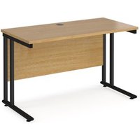 Click to view product details and reviews for Office Desk 1200mm Rectangular Desk With Cantilever Leg Oak Tops With Black Frames 600mm Depth Maestro 25. Click to view product details and reviews for Office Desk 1200mm Rectangular Desk With Cantilever Leg Oak Tops With Black Frames 600mm Depth Maestro 25.