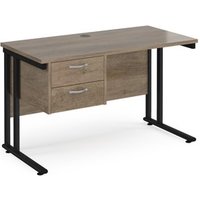 Click to view product details and reviews for Maestro 25 Straight Desk 1200mm X 600mm With 2 Drawer Pedestal Black Cantilever Leg Frame Nebraska Oak Top. Click to view product details and reviews for Maestro 25 Straight Desk 1200mm X 600mm With 2 Drawer Pedestal Black Cantilever Leg Frame Nebraska Oak Top.