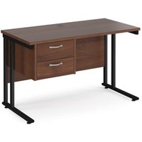 Click to view product details and reviews for Office Desk Rectangular Desk 1200mm With Pedestal Walnut Top With Black Frame 600mm Depth Maestro 25 Mc612p2kw. Click to view product details and reviews for Office Desk Rectangular Desk 1200mm With Pedestal Walnut Top With Black Frame 600mm Depth Maestro 25 Mc612p2kw.
