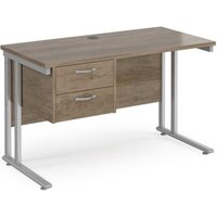 Click to view product details and reviews for Maestro 25 Straight Desk 1200mm X 600mm With 2 Drawer Pedestal Silver Cantilever Leg Frame Nebraska Oak Top. Click to view product details and reviews for Maestro 25 Straight Desk 1200mm X 600mm With 2 Drawer Pedestal Silver Cantilever Leg Frame Nebraska Oak Top.
