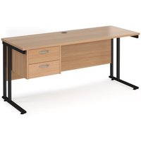 Click to view product details and reviews for Office Desk Rectangular Desk 1600mm With Pedestal Beech Top With Black Frame 600mm Depth Maestro 25 Mc616p2kb. Click to view product details and reviews for Office Desk Rectangular Desk 1600mm With Pedestal Beech Top With Black Frame 600mm Depth Maestro 25 Mc616p2kb.