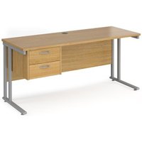 Click to view product details and reviews for Office Desk Rectangular Desk 1600mm With Pedestal Oak Top With Silver Frame 600mm Depth Maestro 25 Mc616p2so. Click to view product details and reviews for Office Desk Rectangular Desk 1600mm With Pedestal Oak Top With Silver Frame 600mm Depth Maestro 25 Mc616p2so.