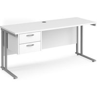 Click to view product details and reviews for Office Desk Rectangular Desk 1600mm With Pedestal White Top With Silver Frame 600mm Depth Maestro 25 Mc616p2swh. Click to view product details and reviews for Office Desk Rectangular Desk 1600mm With Pedestal White Top With Silver Frame 600mm Depth Maestro 25 Mc616p2swh.