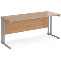 Click to view product details and reviews for Office Desk 1600mm Rectangular Desk With Cantilever Leg Beech Tops With Silver Frames 600mm Depth Maestro 25. Click to view product details and reviews for Office Desk 1600mm Rectangular Desk With Cantilever Leg Beech Tops With Silver Frames 600mm Depth Maestro 25.