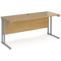 Click to view product details and reviews for Office Desk 1600mm Rectangular Desk With Cantilever Leg Oak Tops With Silver Frames 600mm Depth Maestro 25. Click to view product details and reviews for Office Desk 1600mm Rectangular Desk With Cantilever Leg Oak Tops With Silver Frames 600mm Depth Maestro 25.