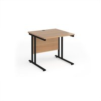Click to view product details and reviews for Office Desk 800mm Rectangular Desk With Cantilever Leg Beech Tops With Black Frames 800mm Depth Maestro 25. Click to view product details and reviews for Office Desk 800mm Rectangular Desk With Cantilever Leg Beech Tops With Black Frames 800mm Depth Maestro 25.