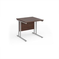 Click to view product details and reviews for Office Desk 800mm Rectangular Desk With Cantilever Leg Walnut Tops With Silver Frames 800mm Depth Maestro 25. Click to view product details and reviews for Office Desk 800mm Rectangular Desk With Cantilever Leg Walnut Tops With Silver Frames 800mm Depth Maestro 25.