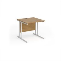 Click to view product details and reviews for Office Desk 800mm Rectangular Desk With Cantilever Leg Oak Tops With White Frames 800mm Depth Maestro 25. Click to view product details and reviews for Office Desk 800mm Rectangular Desk With Cantilever Leg Oak Tops With White Frames 800mm Depth Maestro 25.