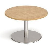 Click to view product details and reviews for Monza Circular Coffee Table With Flat Round Brushed Steel Base 800mm Oak. Click to view product details and reviews for Monza Circular Coffee Table With Flat Round Brushed Steel Base 800mm Oak.