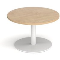 Click to view product details and reviews for Monza Circular Coffee Table With Flat Round White Base 800mm Kendal Oak. Click to view product details and reviews for Monza Circular Coffee Table With Flat Round White Base 800mm Kendal Oak.