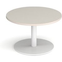 Click to view product details and reviews for Monza Circular Coffee Table With Flat Round White Base 800mm Light Grey. Click to view product details and reviews for Monza Circular Coffee Table With Flat Round White Base 800mm Light Grey.