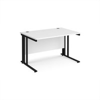 Click to view product details and reviews for Office Desk 1200mm Rectangular Desk With Cable Managed Leg White Tops With Black Frames 800mm Depth Maestro 25. Click to view product details and reviews for Office Desk 1200mm Rectangular Desk With Cable Managed Leg White Tops With Black Frames 800mm Depth Maestro 25.