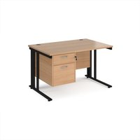 Click to view product details and reviews for Office Desk Rectangular Desk 1200mm With Pedestal Beech Top With Black Frame 800mm Depth Maestro 25 Mcm12p2kb. Click to view product details and reviews for Office Desk Rectangular Desk 1200mm With Pedestal Beech Top With Black Frame 800mm Depth Maestro 25 Mcm12p2kb.