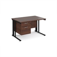 Click to view product details and reviews for Office Desk Rectangular Desk 1200mm With Pedestal Walnut Top With Black Frame 800mm Depth Maestro 25 Mcm12p2kw. Click to view product details and reviews for Office Desk Rectangular Desk 1200mm With Pedestal Walnut Top With Black Frame 800mm Depth Maestro 25 Mcm12p2kw.