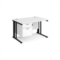 Click to view product details and reviews for Office Desk Rectangular Desk 1200mm With Pedestal White Top With Black Frame 800mm Depth Maestro 25 Mcm12p2kwh. Click to view product details and reviews for Office Desk Rectangular Desk 1200mm With Pedestal White Top With Black Frame 800mm Depth Maestro 25 Mcm12p2kwh.